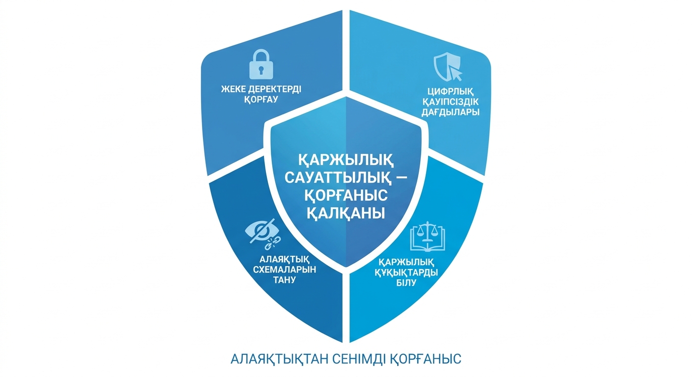 Қаржылық сауаттылық алаяқтықтан қорғаудың негізі» loading=