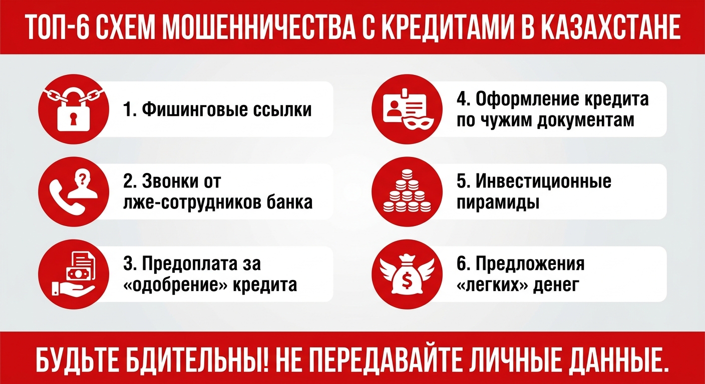 Топ-схем обмана при получении кредита в Казахстане