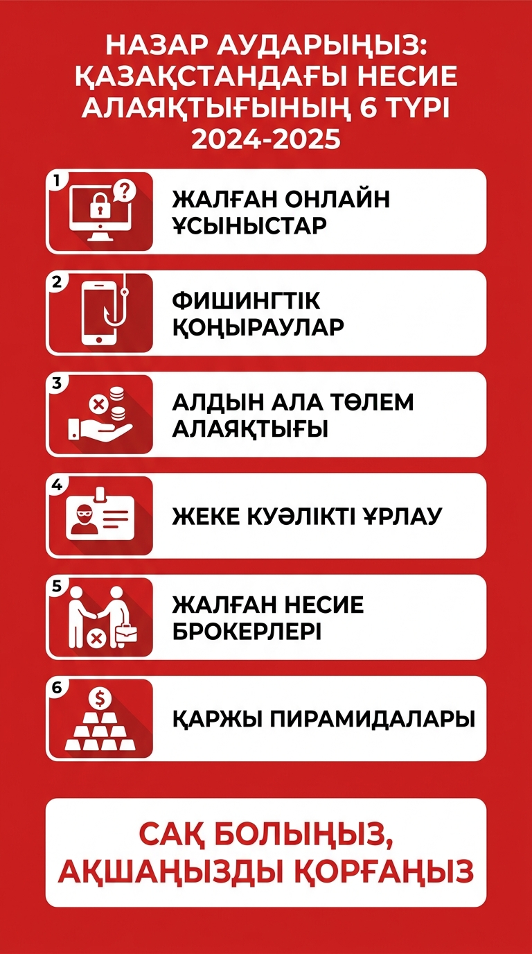 Несие алу кезіндегі алаяқтық: Қазақстандағы 2024–2025 схемалары