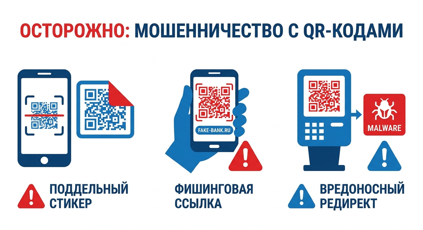 QR-код мошенничество в Казахстане