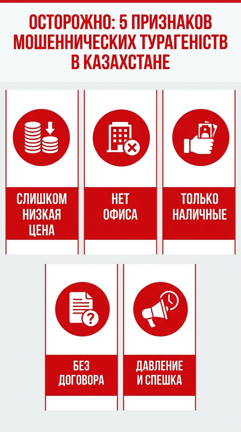 Мошенничество в туризме в Казахстане: схемы и защита» loading=
